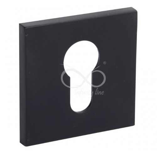 Rozeta kwadrat RYQ S B02 wkładka czarna