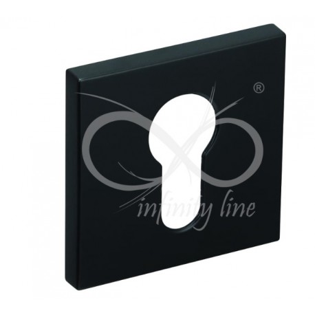 Rozeta RFQ B02 FIT wkładka czarna kwadrat