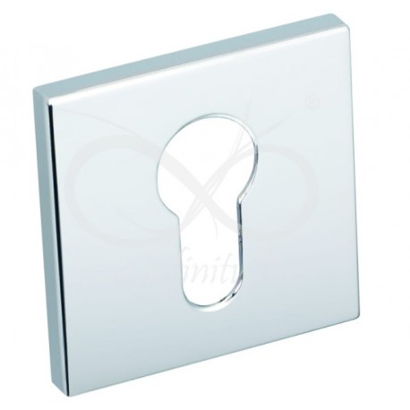 Rozeta RFQ 702 FIT wkładka chrom kwadrat