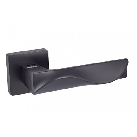 Klamka AQUNA czarna szyld kw.