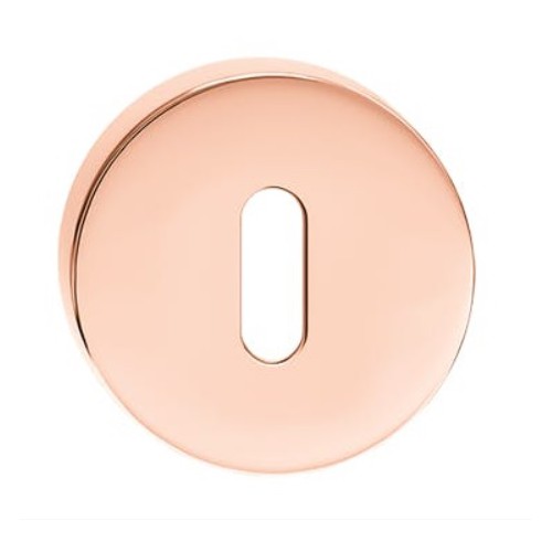 Rozeta okrągła na klucz miedź błyszcząca