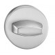 Blokada WC okrągła chrom szczotkowany