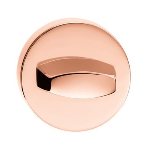 Blokada WC okrągła miedź błyszcząca