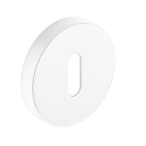 Rozeta okrągła na klucz biała