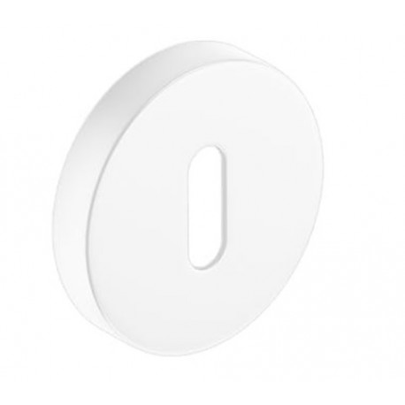 Rozeta okrągła na klucz biała