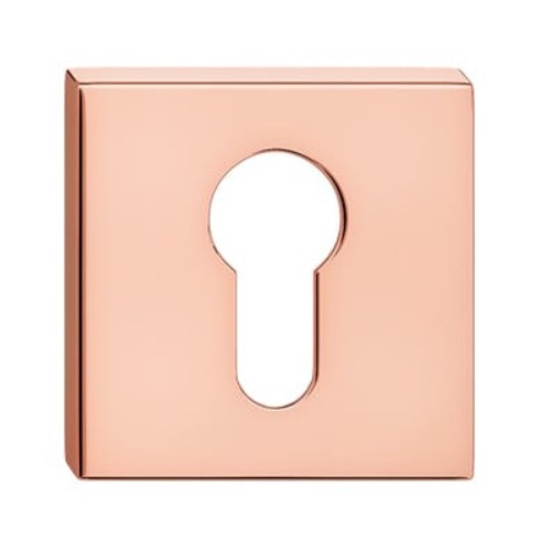 Rozeta kwadrat na wkładkę miedź