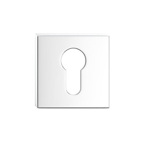 Rozeta kwadrat na wkładkę chrom