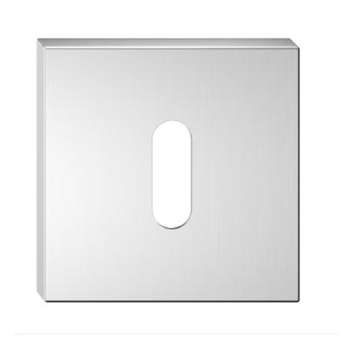 Rozeta kwadrat na klucz chrom szczotkowany