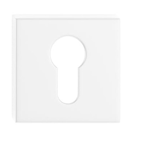 Rozeta kwadrat na wkładkę biała