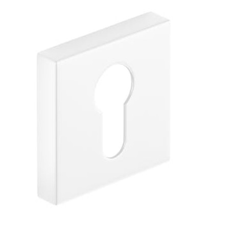 Rozeta kwadrat na wkładkę biała