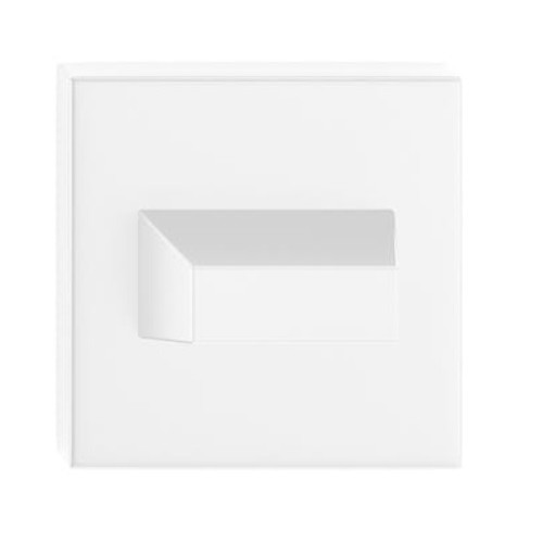 Blokada WC kwadrat biała