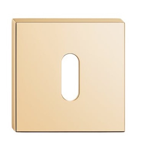 Rozeta kwadrat na klucz mosiądz