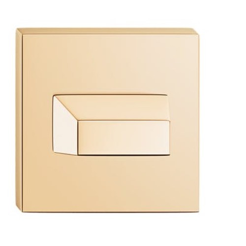 Blokada WC kwadrat mosiądz