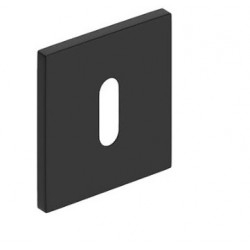 Rozeta kwadrat SLIM na klucz czarna