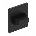 Blokada WC kwadrat SLIM czarna