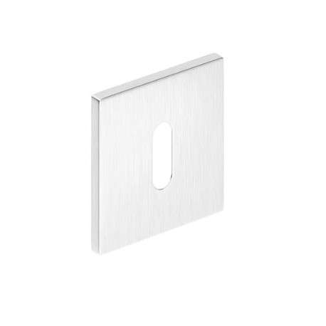 Rozeta kwadrat SLIM na klucz chrom szczotkowany