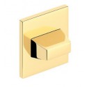Blokada WC kwadrat SLIM złoty