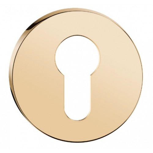 Rozeta okrągła SLIM na wkładkę złoty