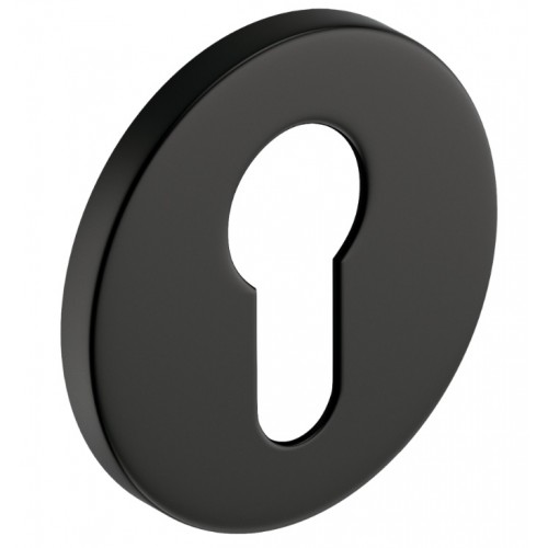 Rozeta okrągła SLIM na wkładkę czarna