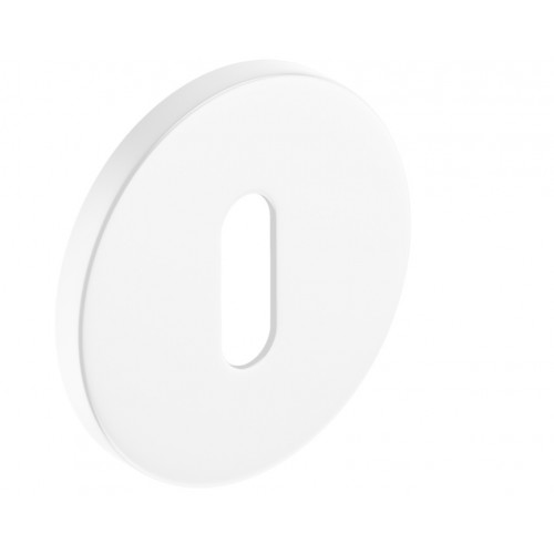 Rozeta okrągła SLIM na klucz biała