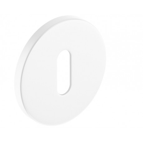 Rozeta okrągła SLIM na klucz biała