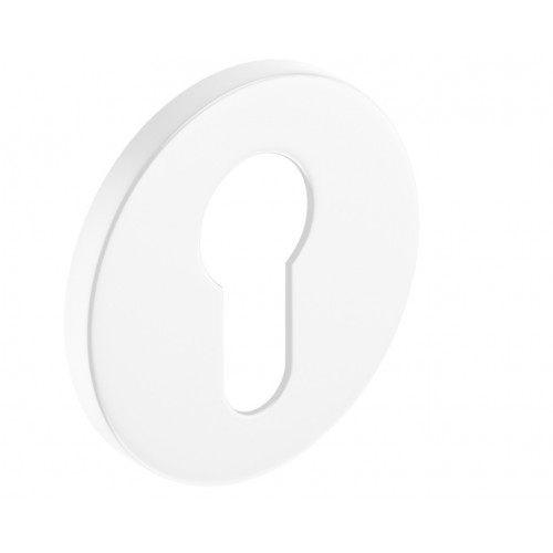 Rozeta okrągła SLIM na wkładkę biała