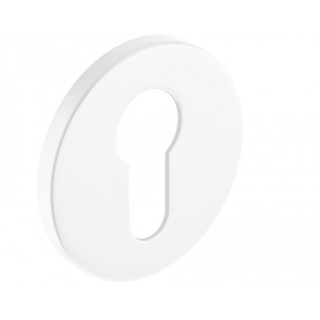 Rozeta okrągła SLIM na wkładkę biała