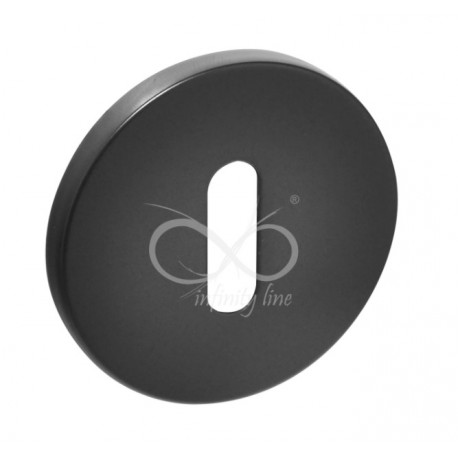 Rozeta okrągła FIT RFO B01 czarna na klucz