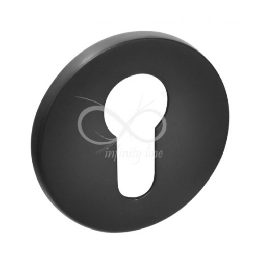 Rozeta okrągła FIT RFO B02 czarna na wkładkę