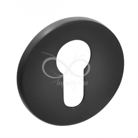 Rozeta okrągła FIT RFO B02 czarna na wkładkę