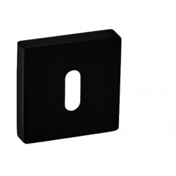 Rozeta kwadratowa RGQ B01 czarna na klucz