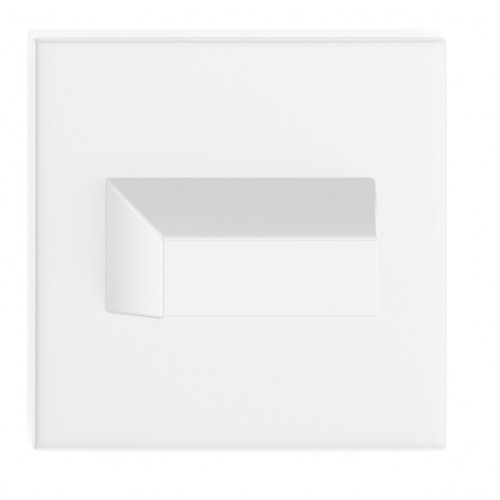 Blokada WC kwadrat SLIM biała