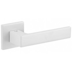 Klamka WARNA fit biała rozeta kwadrat VDS