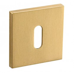 Rozeta RFQ MG01 FIT klucz złoty mat kwadrat