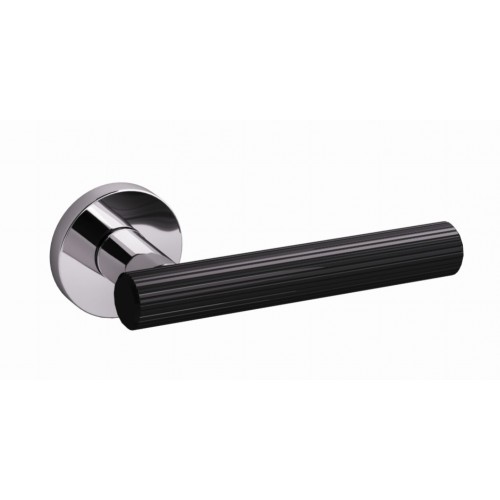 Klamka AVANTI czarny mat/chrom NOMET