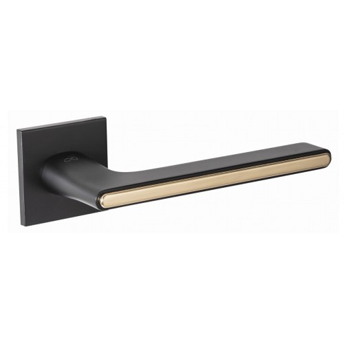 Klamka FERRARA czarna/złoty-mat KFRA S B00/MG00 SZ. KW. SLIM