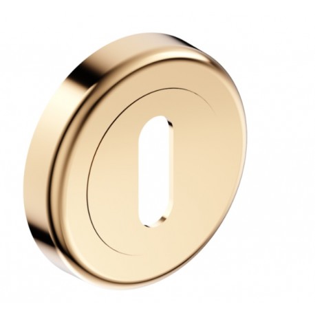 Rozeta okrągła CL na klucz złota