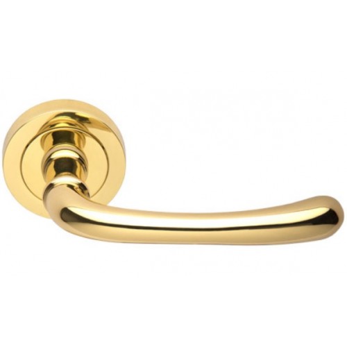 Klamka CLASSIC złoty rozeta okrągła VDS