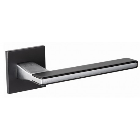 Klamka NICOLA chrom-mat/czarna KNIC S M700/B00 SZ. KW. SLIM