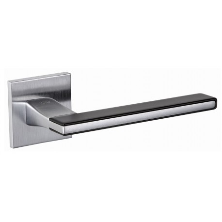 Klamka NICOLA chrom mat/czarna KNIC S M700/B00 SZ. KW. SLIM