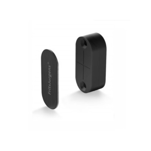 Magnetyczny pozycjoner drzwi FLUSH czarny FritsJurgens