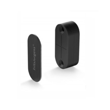 Magnetyczny pozycjoner drzwi FLUSH czarny FritsJurgens