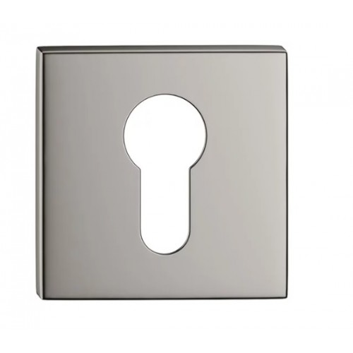 Rozeta patentowa kwadrat SLIM na wkładkę gunmetal