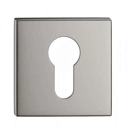 Rozeta kwadrat SLIM na wkładkę gunmetal