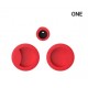 Uchwyt wpuszczany okrągły do drzwi przesuwnych ONE - truskawkowa czerwień