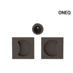 Kwadratowy uchwyt wpuszczany do drzwi przesuwnych ONEQ - brąz