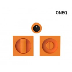 Kwadratowy uchwyt wpuszczany WC do drzwi przesuwnych ONEQ - pomarańczowy zachód słońca
