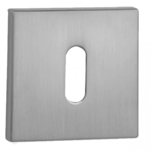 Rozeta R67F chrom szczotkowany na klucz VDS