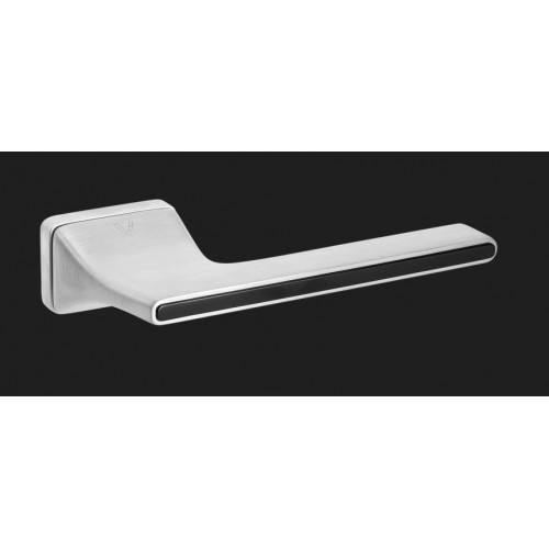 Klamka LUCA chrom szczotk/czarny VDS