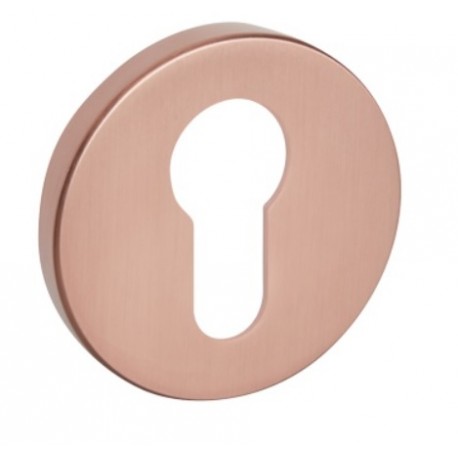 Rozeta R68F miedź satyna na wkładkę VDS